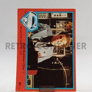 Red Card Topps 1978 - Superman The Movie - # 87 Ace Bumbler Otis - Imagen 1 de 1