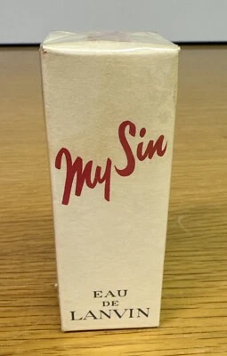 My Sin Eau de Lanvin духи 1 1/3 унц винтажный новый поврежденная коробка - Изображение 1 из 4