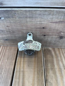 Enjoy Coca Cola Wall Mount Bottle Opener Cast Iron - Picture 1 of 8