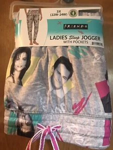 Süße bequeme Pyjama Lounge Hose Größe 3X (22-24) Friends TV-Serie - Bild 1 von 2