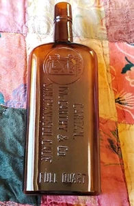 Botella de whisky antigua rara Cartan McCarthy & Co. San Francisco California frasco - Imagen 1 de 21