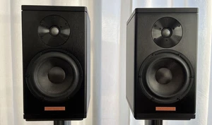 MAGICO A1 Speaker Pair set Black Punching Metal Audio Equipment Japan Working - Picture 1 of 9