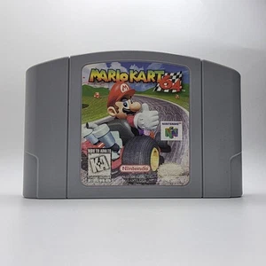 Mario Kart 64 Nintendo 64 Vintage Cartridge Tested & Working Authentic CLEAN! - Picture 1 of 4