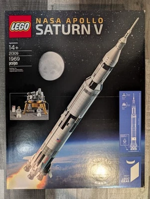 LEGO Ideas: NASA Apollo Saturn V 21309 - Brand New in Sealed Box Retired Set - Image 1 of 4