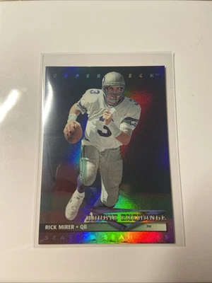 Rick Mirer 1993 Upper Deck Football Rookie Exchange #RE3 NrMt - Image 1 of 2