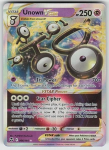 Unown VSTAR Ultra Rare SWSH12: Silver Tempest 066/195 NM - Picture 1 of 2