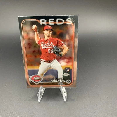 Carson Spiers 2024 Topps Chrome Rookie # 167 - Image 1 of 2