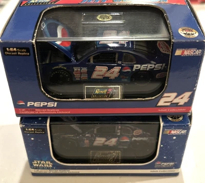 NASCAR Star Wars\ Pepsi Racing Джефф Гордон #24 гоночный автомобиль 1:64 ограниченный выпуск x 2 - Изображение 1 из 4