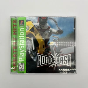Road Rash komplett CIB getestet Playstation PS1 Greatest Hits mit Reg Card - Bild 1 von 6