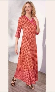 Vestido Boho-chic/Primavera-Pascua/Resort/Alrededores Suaves Para Mujer Cuello en V Sobrepelliz L - Imagen 1 de 7