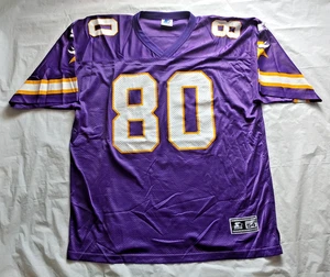Vintage Cris Carter #80 Minnesota Vikings Starter Jersey - Size 2XL / XXL - Picture 1 of 8