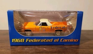 First Gear Federated 1968 Chevy El Camino Orange Diecast Maßstab 1:24 Neu - Bild 1 von 6