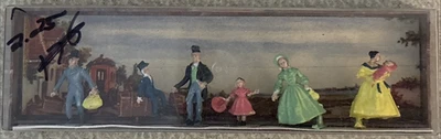 Vtg Merten #2156 HO Mini Figures 19th Century Ladies, Children & Gentlemen - Image 1 of 4