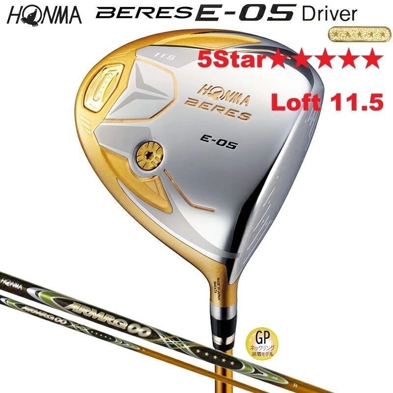New HONMA BERES E-05 GP 11.5 Driver RH 5S 5 Star / ARMRQ ∞ 48(R) Golf Japan - Image 1 of 4