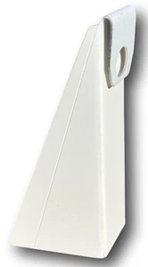Gutter Wedge (White, 10 Pack) for 6 Inch Gutters With 3/12 Through 5/12 Roof ... - Picture 1 of 4