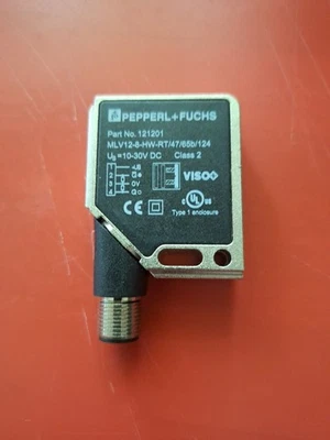 Pepperl+Fuchs MLV12-8-HW-RT/47/65B/124.Diffuse Sensor with BGE. 50-150mm range. - Image 1 of 4