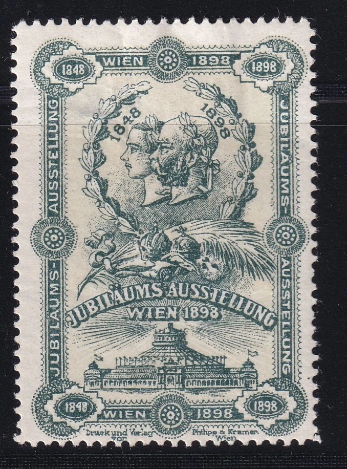 Kaiser Franz Joseph, label, poster stamps, revenue, Austria - Image 1 of 1