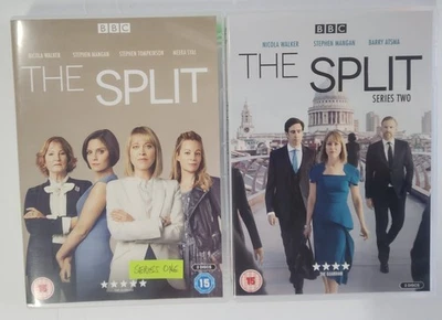 THE SPLIT BBC SERIES 1 & 2 DVD SET BRITISH POLITICAL DRAMA NICOLA WALKER RGN2 - Image 1 of 3