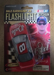 NASCAR #8 DALE EARNHARDT JR, FLASHLIGHT KEYCHAIN 2002 COLUMBIA TELECOMMUNICATION - Picture 1 of 2