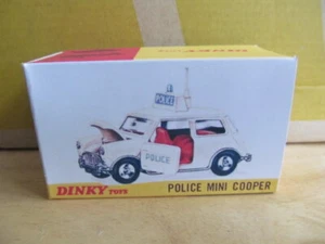 REPRO DINKY POLICE MINI COOPER No 250 BOX - BOX ONLY - - Picture 1 of 1