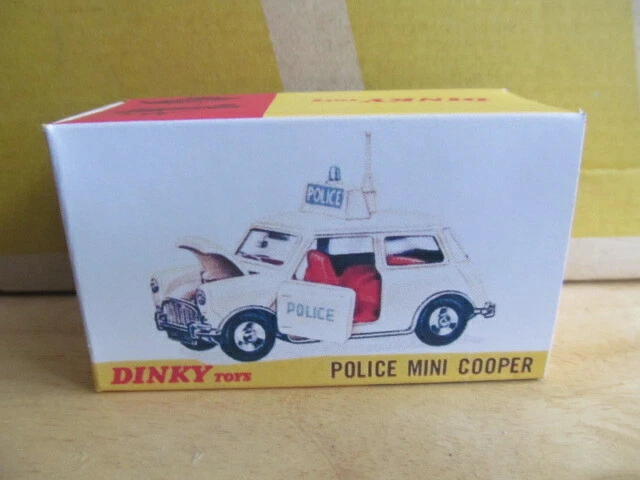 REPRO DINKY POLICE MINI COOPER No 250 BOX - BOX ONLY - - Image 1 of 1