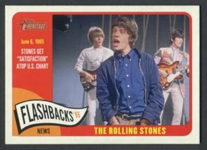 2014 Topps Heritage - The ROLLING STONES - News Flashbacks - 6th June 1965 - Picture 1 of 2