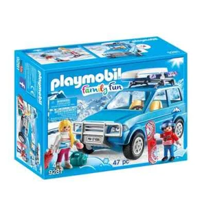 PLAYMOBIL 9281 SUV Geländewagen Auto mit Dachbox Ski Urlaub 47 Tlg. NEU OVP - Bild 1 von 2
