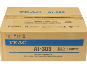 DDU TEAC AI-303 USB DAC Stereo Integrated Amplifier Black AI-303-B AC100V JP ver - Picture 1 of 1