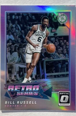 Bill Russell 2017 Panini Donruss Optic Retro Series Holo #3 - Image 1 of 2