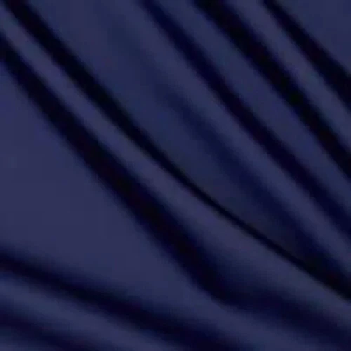 Navy Blue Woven Sewing Fabric .9 yds 60" 100% Polyester Stiff Shiny Made in USA - Image 1 of 1