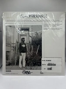 Saba Pivot Few Good Things Silkscreen Test Pressing Vinyl Signed Photo Magazine - Imagen 1 de 4
