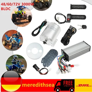 Kit Motore Elettrico 48/60/72 V 3000 W BLDC Brushless DC Motore NUOVO - Foto 1 di 21