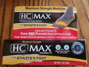 (6) HC MAX FOR ATHLETE'S FOOT, 1 oz. - 09/2025 - Picture 1 of 5