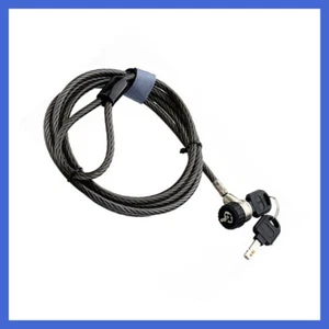 Anti Theft Lock/Laptop Lock/Laptop Lock For Ultra Thick 6MM Steel Cable Key Mode - Picture 1 of 12