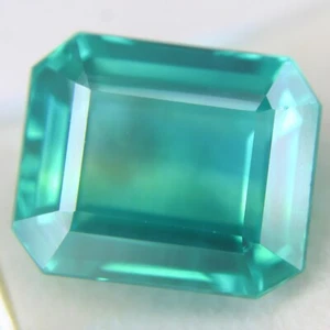 Piedras preciosas sueltas esmeralda brillante turmalina natural Paraiba certificada de 20 quilates - Imagen 1 de 5