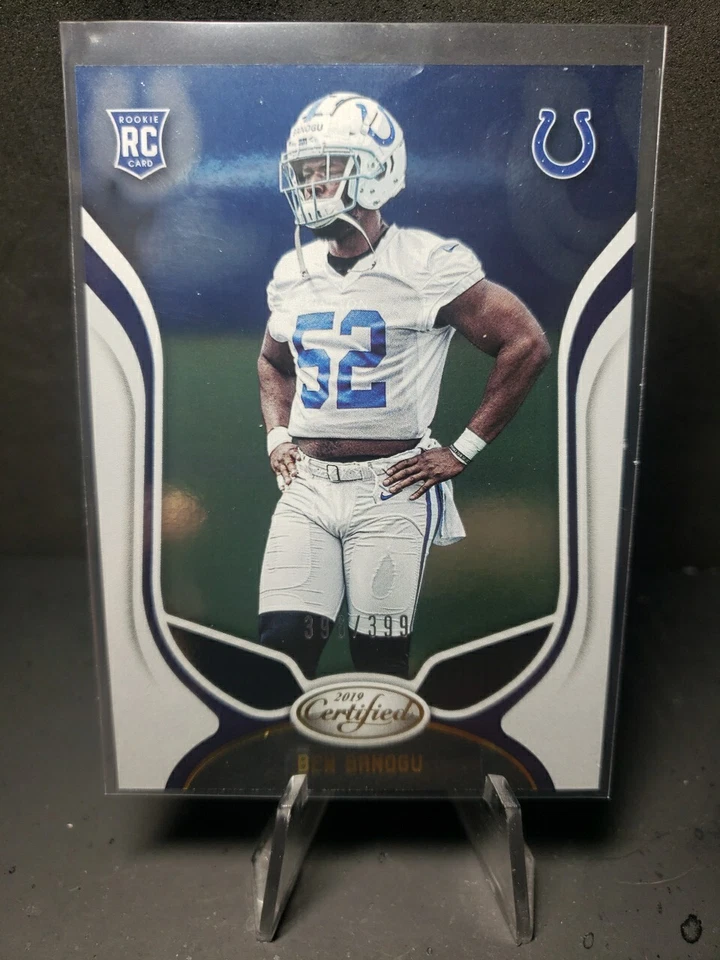 BEN BANOGU 2019 PANINI CERTIFIED ROOKIE RC #396/399 #179 - Image 1 of 2