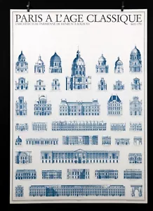 J.Mariette - Paris A L'Age Classique 1600-1750 - 1985 - Offset Poster - Picture 1 of 7