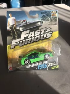 2017 Mattel Fast & Furious 96 Mitsubishi Eclipse FCF47 échelle 1:55 moulé sou... - Foto 1 di 2