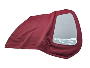 Fits Porsche 911 Carrera, 993 1995-98 Soft Top & Window Haartz Burgundy Canvas - Picture 1 of 4