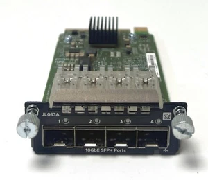 JL083A Aruba 3810M/2930M 4-port 100M/1G/10G SFP+ MACsec Module - Picture 1 of 3