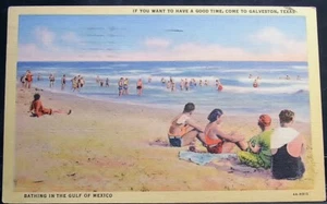 If You Want to Have a Good Time Come to Galveston, Texas - Posted 1941 - Picture 1 of 2