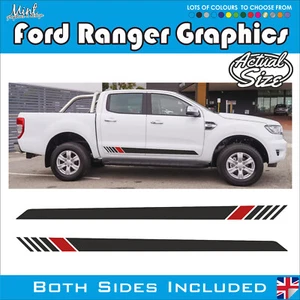 Calcomanías todoterreno todoterreno todoterreno 4x4 a rayas laterales para camión Ford Ranger pegatinas gráficos 020 - Imagen 1 de 4