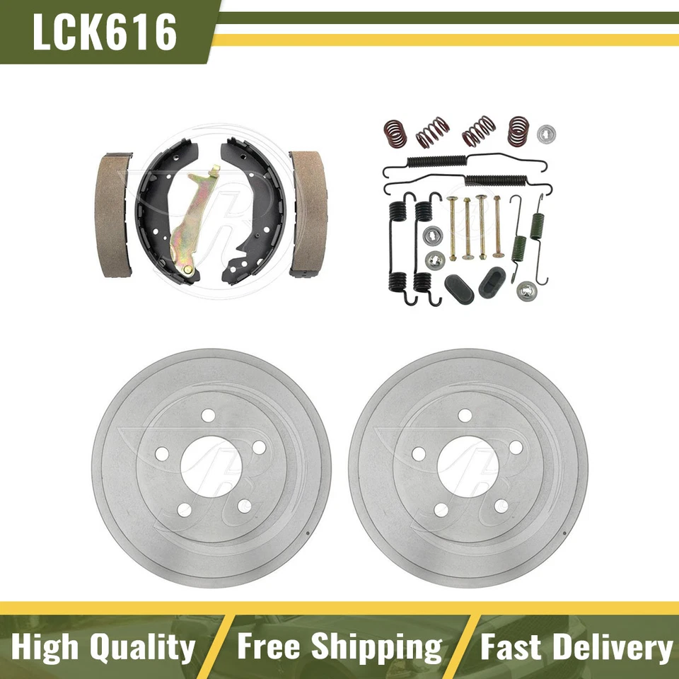 Tambores de freno traseros y zapatas de freno kit de resorte de hardware para Chevrolet HHR 2010 2011 Foto 1 de 4