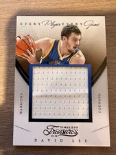 2013-14 Panini Timeless Treasures Every Player Game Jerseys /49 David Lee #24