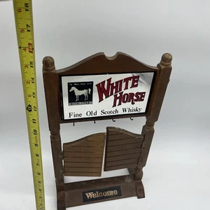 The White Horse Whiskey Saloon Doors Advertising Sign Bar Tavern Man Cave - Picture 1 of 16