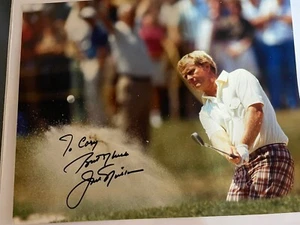 JACK NICKLAUS SIGNED 8X10 PHOTO AUTOGRAPH FROM THE CORY B. COLLECTION - Picture 1 of 1