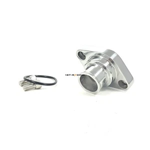 Carcasa de termostato de cuello de agua pulido de aluminio para Chevy SBC BBC 265 283 305 0° - Imagen 1 de 4