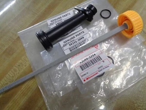 14075-0032 GENUINE KAWASAKI DIPSTICK 59231-2099 HOUSING, 92055-2214 O-RING FJ180 - Picture 1 of 7