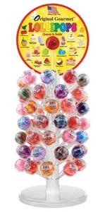 1x ORIGINAL GOURMET PIRULETAS/CHUPADORES GRANDES - ELIGE TU SABOR/SABORES FAVORITOS} - Imagen 1 de 3