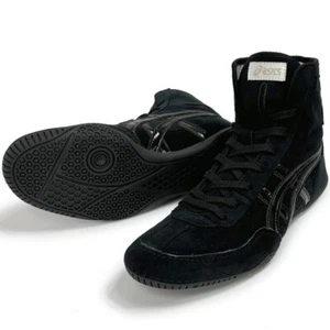 ASICS Wrestling Boxing Shoes EX-EO (Successor to TWR900) Black x Black x Black - Picture 1 of 11